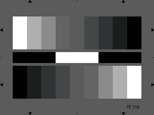 9階灰度卡用于電子攝像機色調(diào)再現(xiàn)性評估